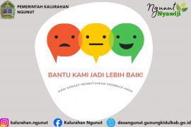 Form Survey Kepuasan Masyarakat Kalurahan Ngunut